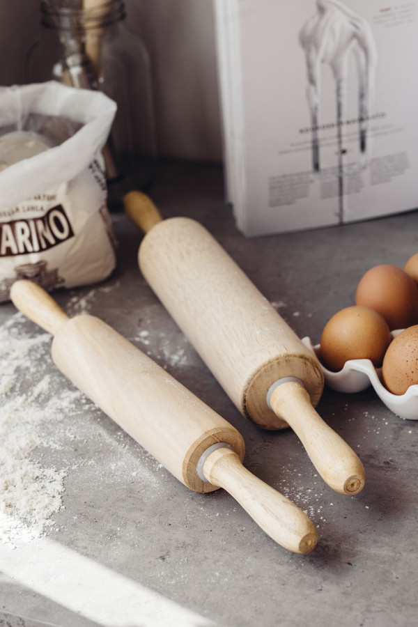 WOODEN ROLLING PIN 43 cm_