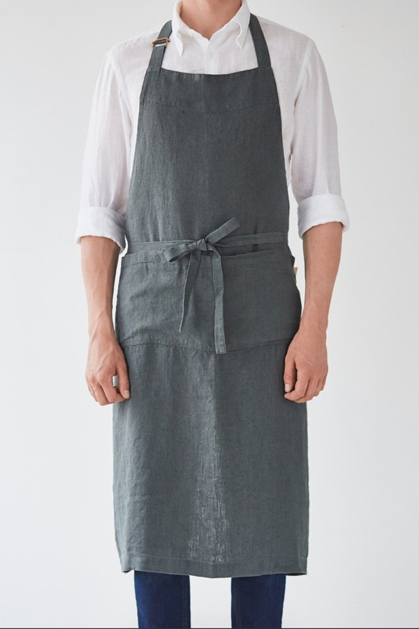 CHEF APRON, forest green_