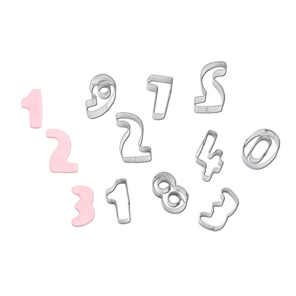 COOKIE CUTTER SET NUMBERS_