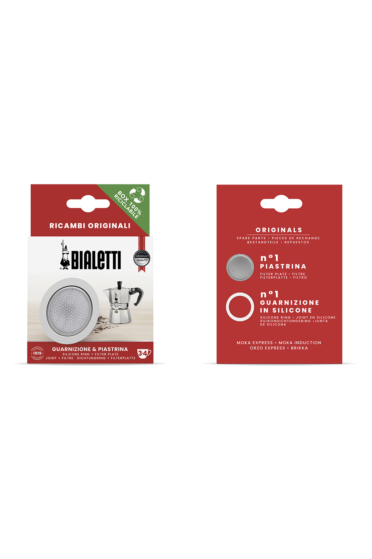 3 GASKETS \u0026 1 FILTER BRIKKA 4 CUPS 