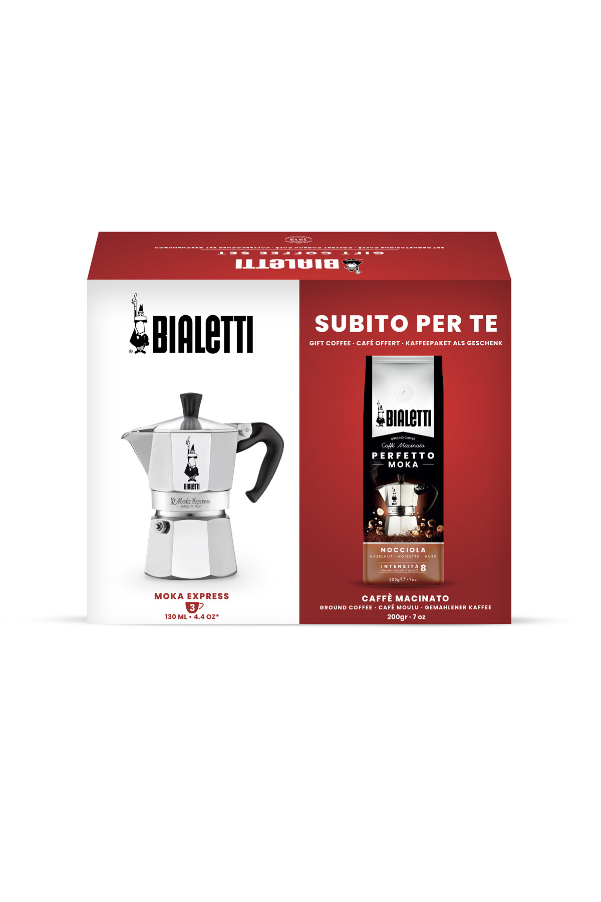 CUP + 200 G HAZELNUT GROUND COFFEE SET 