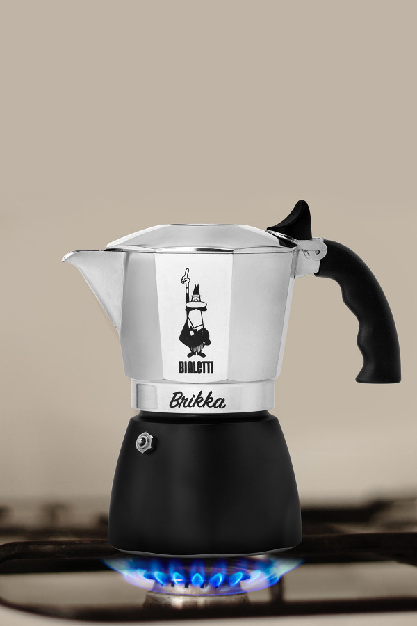 Bialetti Brikka Induction, Espresso Maker, 4 Cups, Black - Worldshop