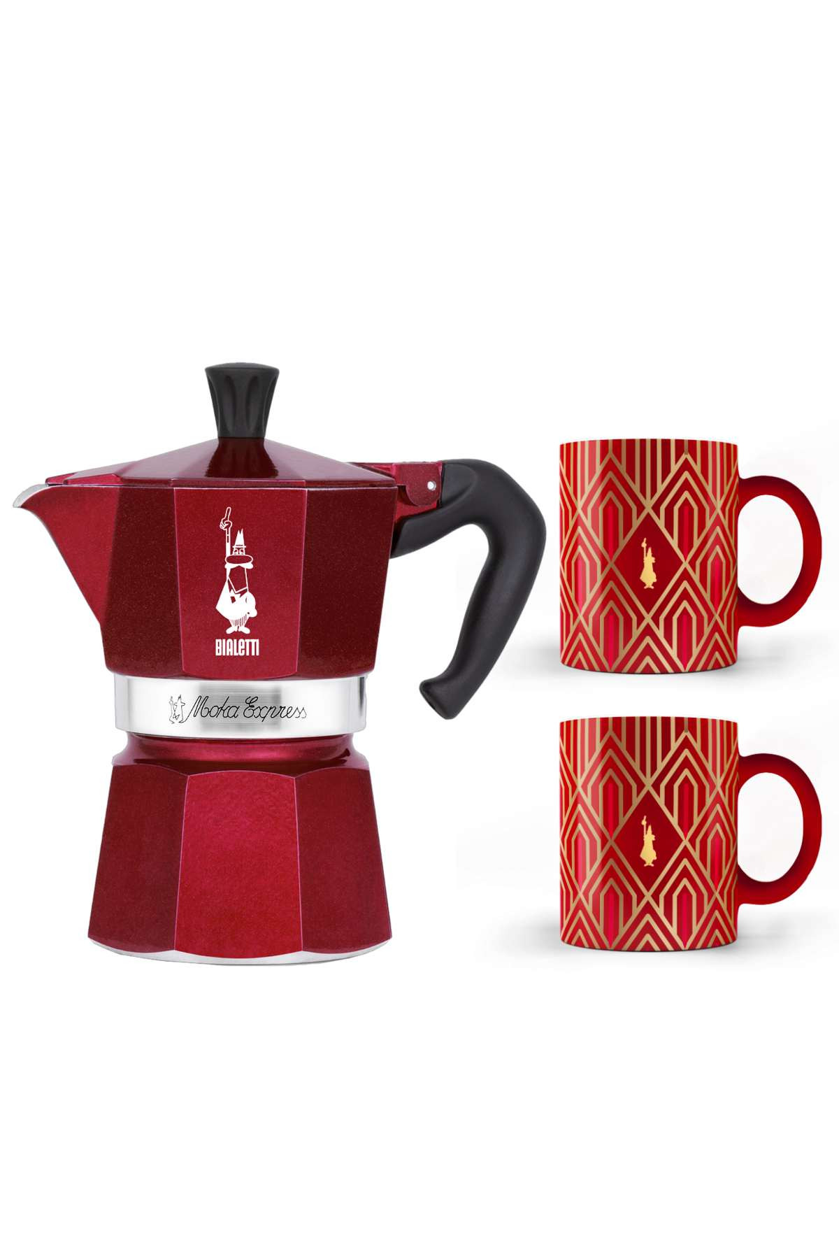 MOKA EXPRESS INDUCTION RED 2 CUPS, NEW - HEIROL Global - Kitchenware for  life