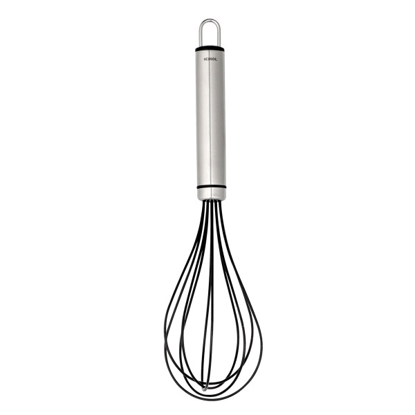 BALL WHISK SILICONE 28 CM STEELY_