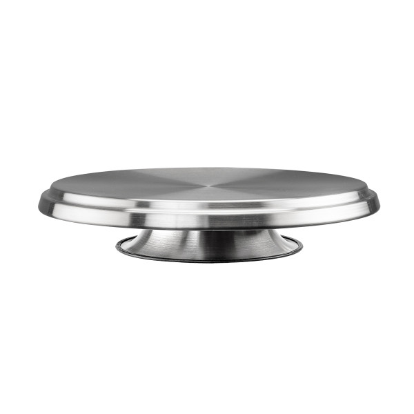ROTATING CAKE STAND 32 cm S/S_